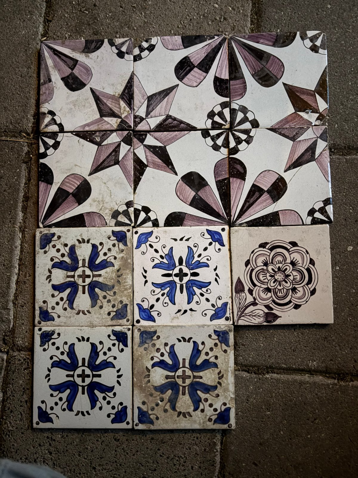 Antieke tegels2, Ophalen of Verzenden