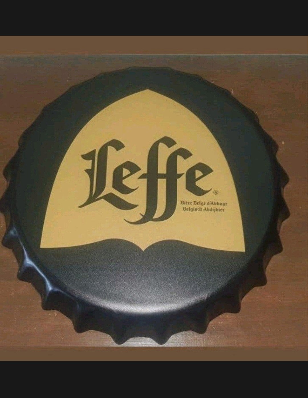 Een grote leffe bierdop. Ideaal voor de verzamelaar, Verzamelen, Ophalen of Verzenden, Nieuw, Overige merken