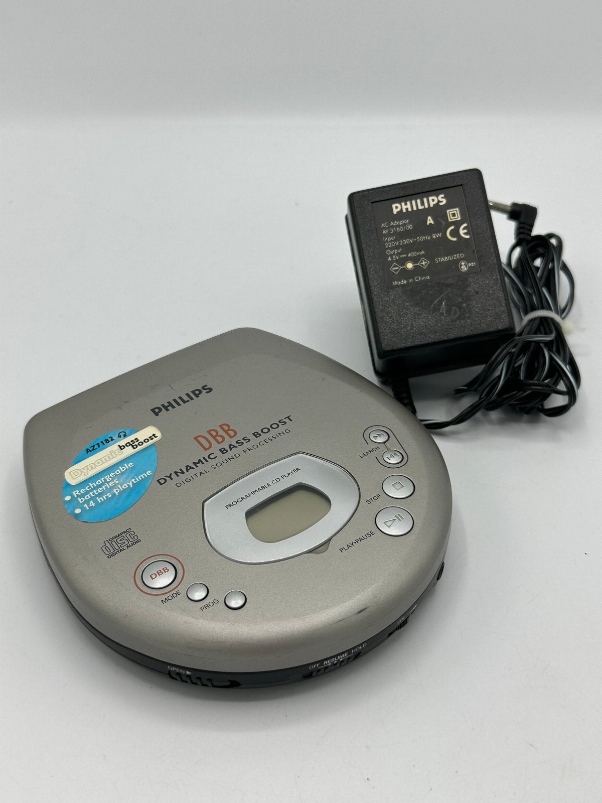 Philips Draagbare CD-speler AZ7182/00 - Defect, Ophalen of Verzenden, Niet werkend, Philips, Draagbaar