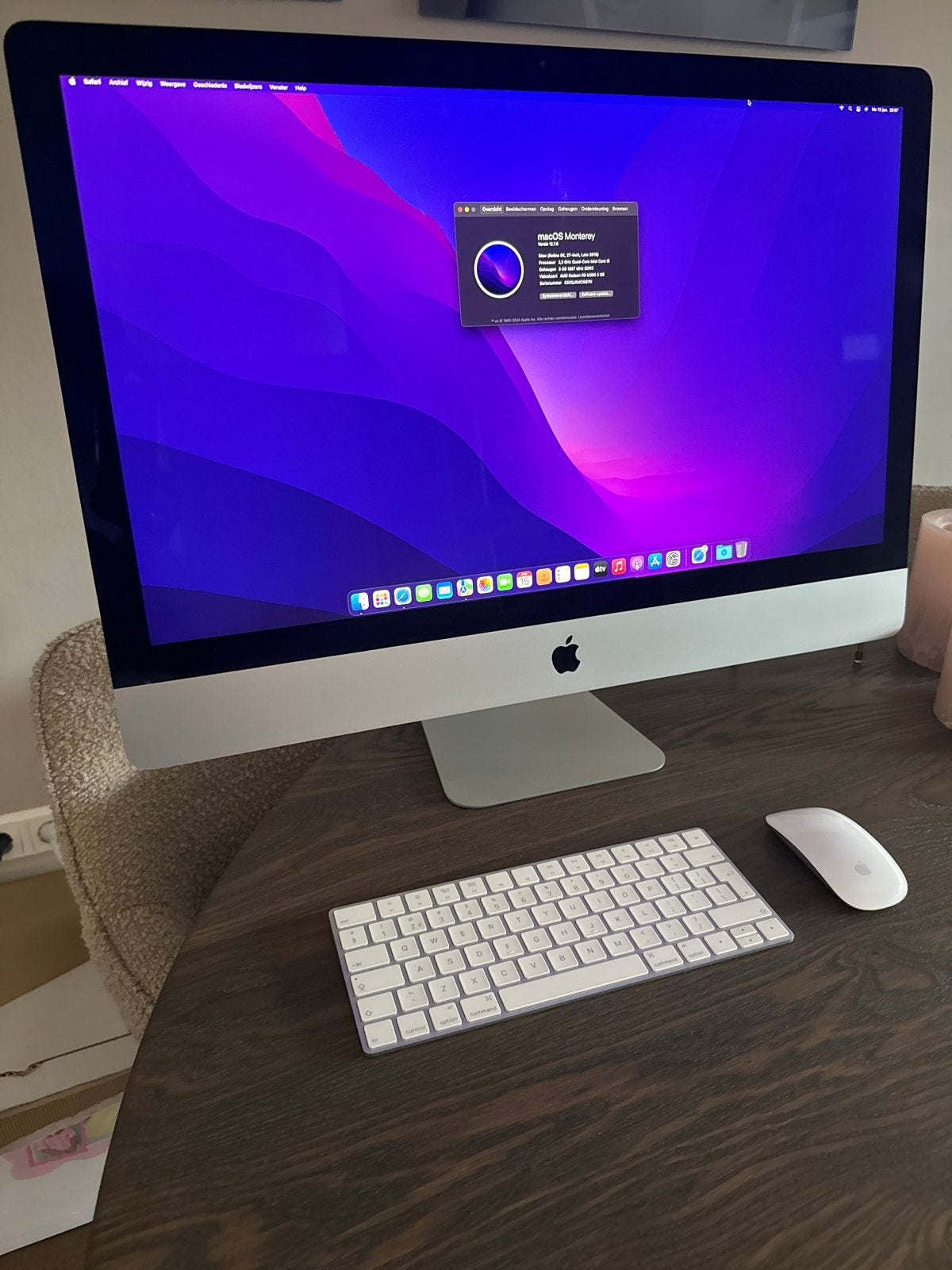 iMac (Retina 5K, 27-inch, Late 2015) - 8GB RAM, 2.12TB Fusio, Computers en Software, Apple Desktops, HDD en SSD, 8 GB, IMac, Ophalen of Verzenden