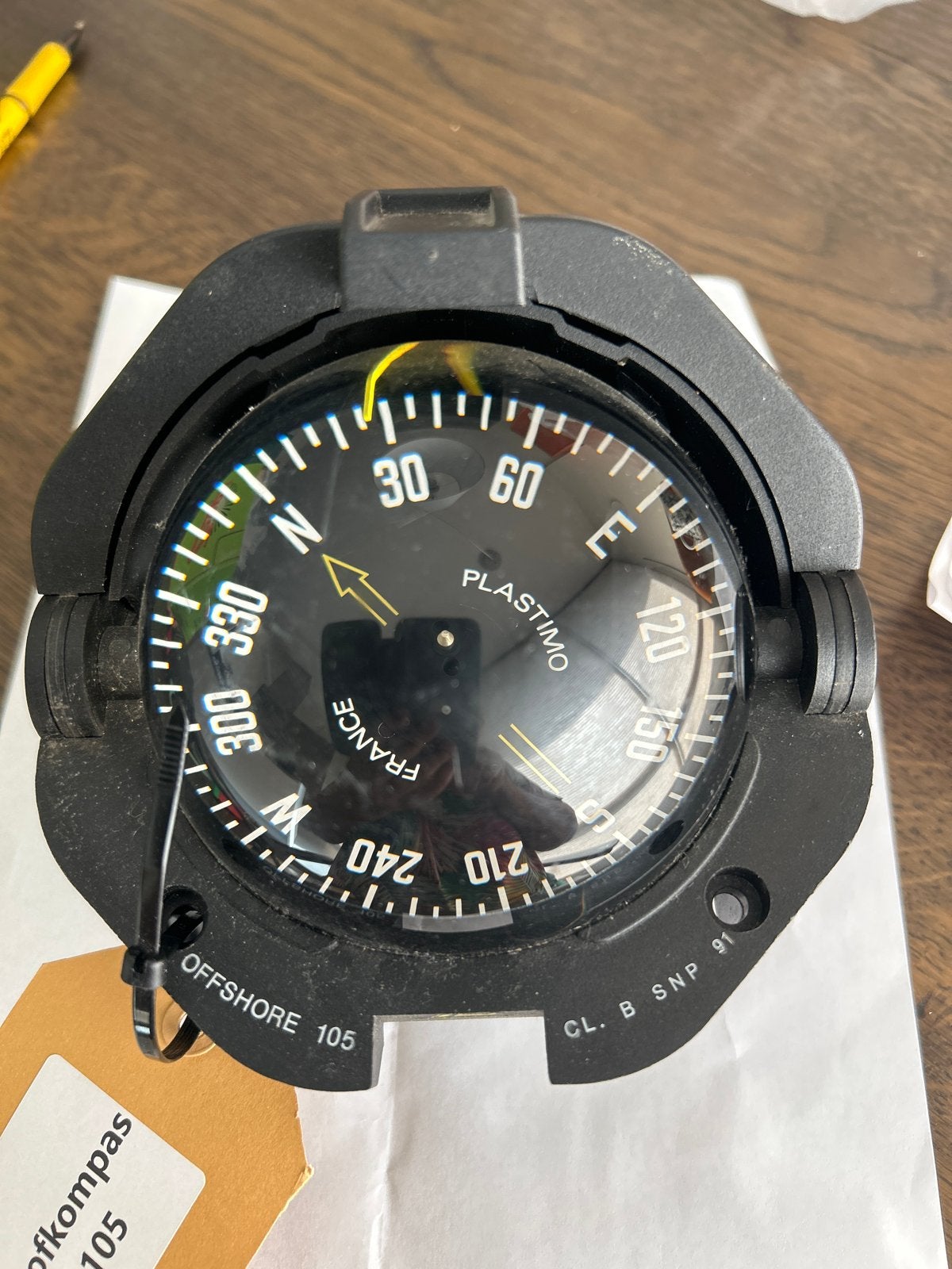 Plastimo Offshore 105 Vloeistofkompas - Zwart, Ophalen of Verzenden, Nieuw, Gps of Kompas