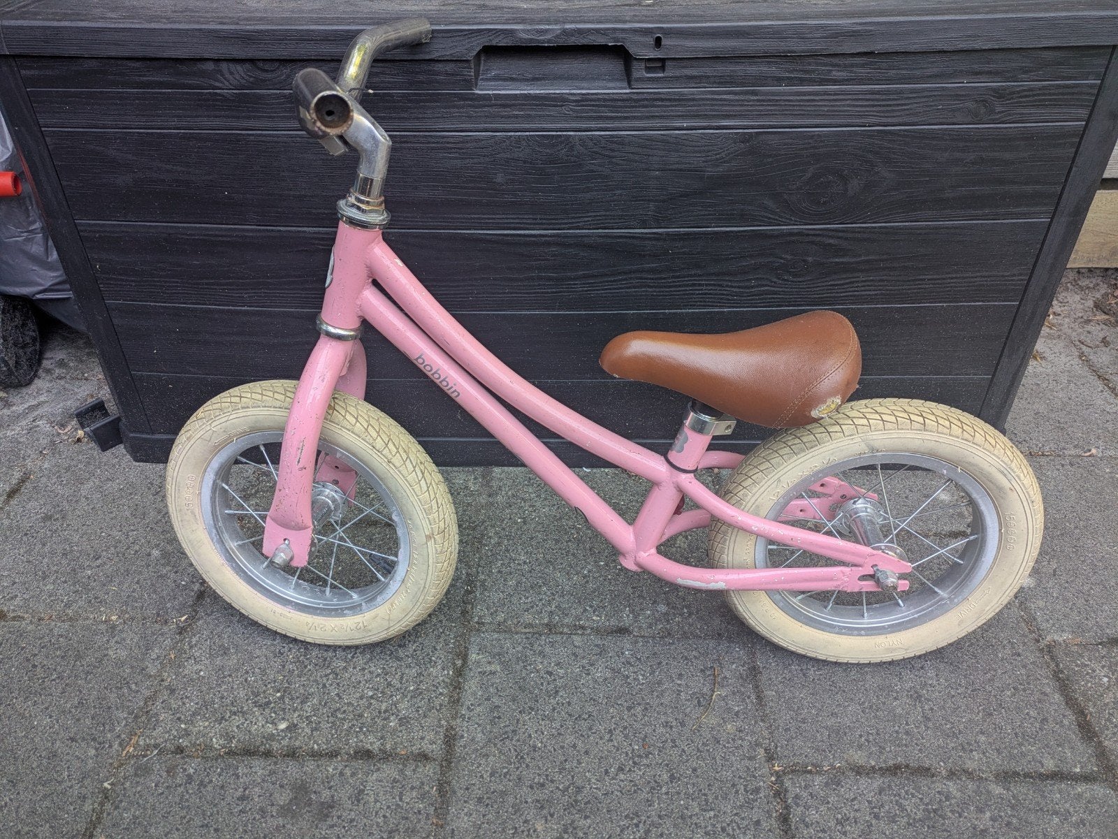 Bobbin loopfiets roze, Fietsen en Brommers, Ophalen, Gebruikt, Minder dan 16 inch, Bobbin