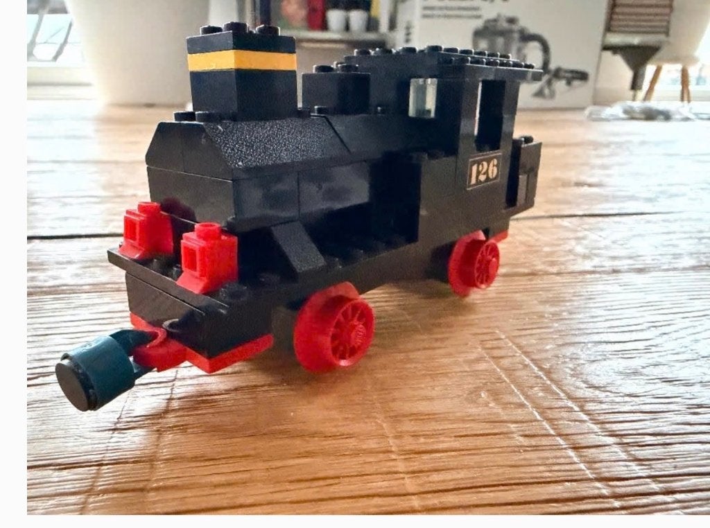Lego 126 stoom locomotief trein, Kinderen en Baby's, Speelgoed | Duplo en Lego, Ophalen, Zo goed als nieuw, Lego