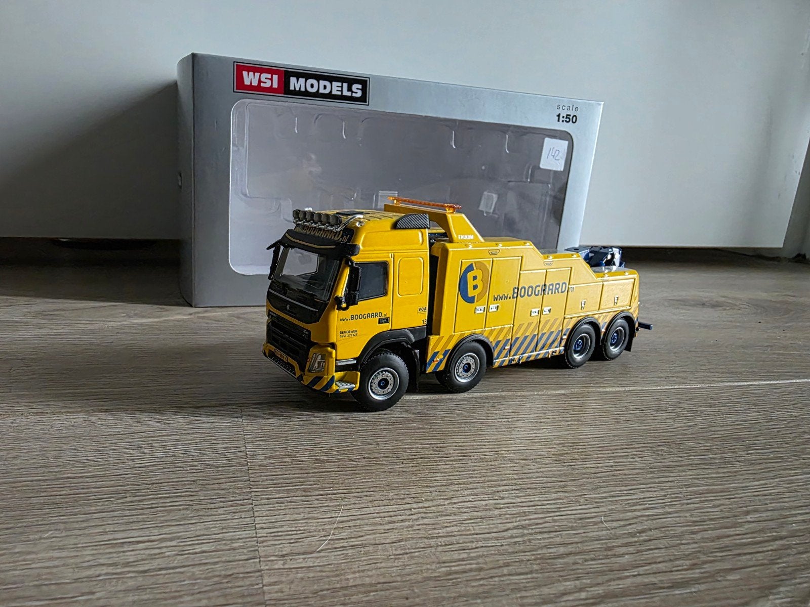 WSI Models Boogaard Takelwagen 1:50, Ophalen of Verzenden, Zo goed als nieuw, Bus of Vrachtwagen, Wsi