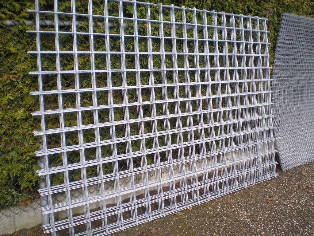 betonmat ijzer, tuingaas, betongaas 150x150x6 : Verzinkt, Tuin en Terras, Gaas en Draad, Ophalen, Zo goed als nieuw, Minder dan 10 meter