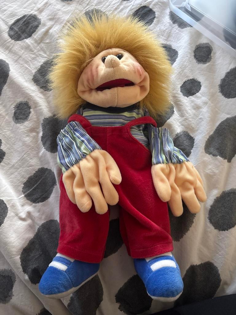 Living Puppets Handpop Emil - 35cm - Perfecte staat, Kinderen en Baby's, Speelgoed | Poppen, Ophalen of Verzenden, Zo goed als nieuw