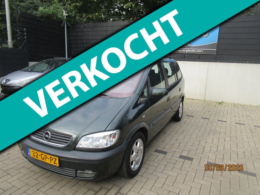 Opel Zafira 1.8-16V Elegance AUTOMAAT 7 Persoons, Auto's, 125 pk, Gebruikt, 4 cilinders, Verwarmde buitenspiegels