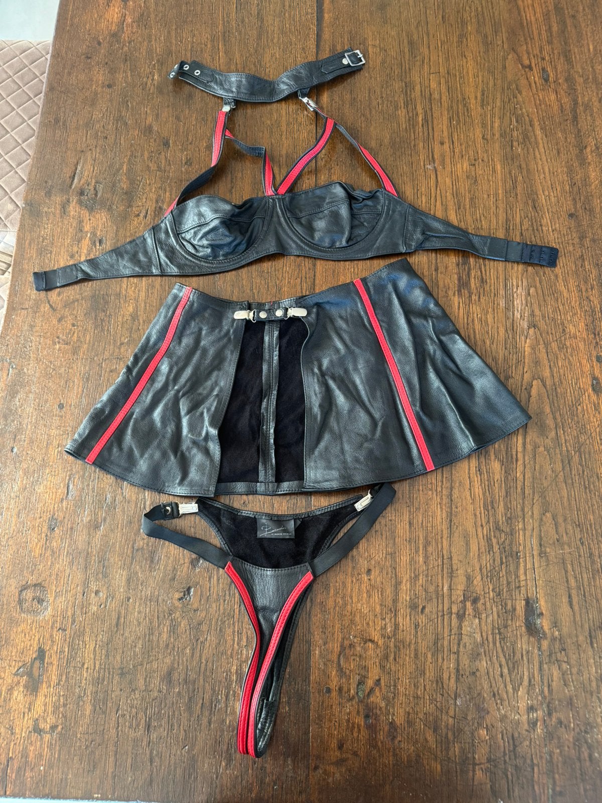 Bitch, wasteland kinky setje leder maat M by Bianca Wiedijk, Verzenden, Zo goed als nieuw