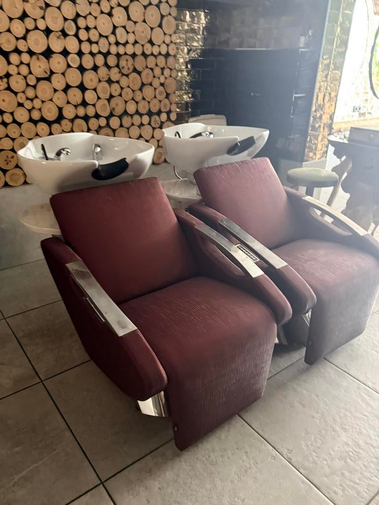 Wasunits 2x en stoelen 4x, Sieraden, Tassen en Uiterlijk, Uiterlijk | Haarverzorging, Zo goed als nieuw, Ophalen