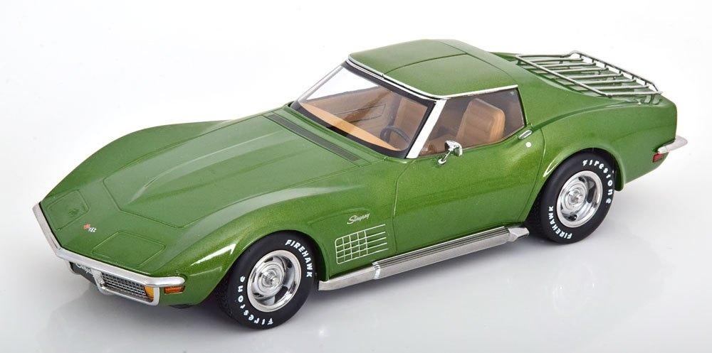 Chevrolet Corvette C3 1972 (Sidepipes) Groen Metallic 1-18 K, Overige merken, Tschuiten@hotmail.com, Duitsland, Auto