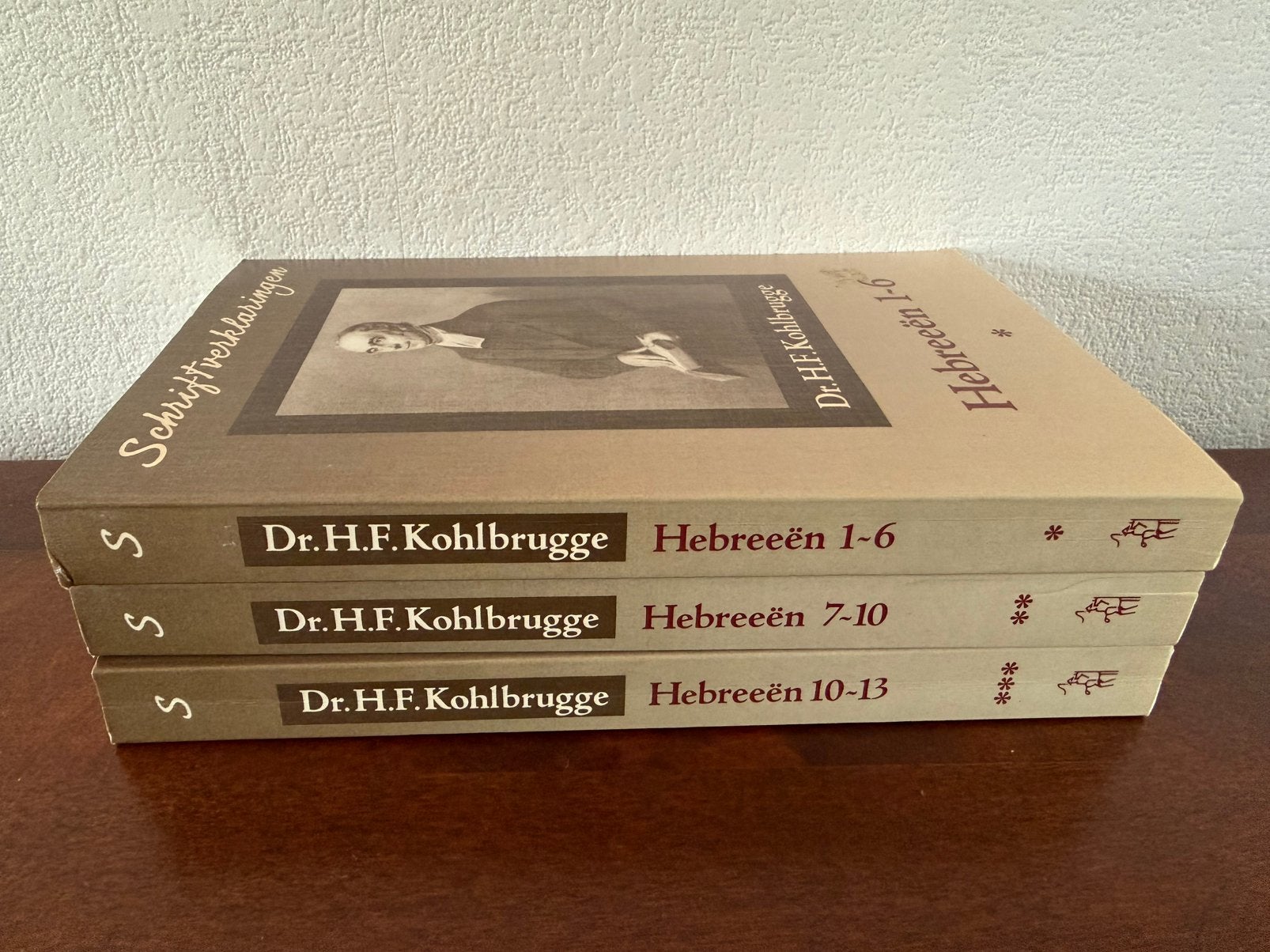 Dr.H.F.Kohlbrugge: Schriftverklaringen Hebreeën 3 delen, Boeken, Ophalen of Verzenden, Zo goed als nieuw, Christendom | Protestants