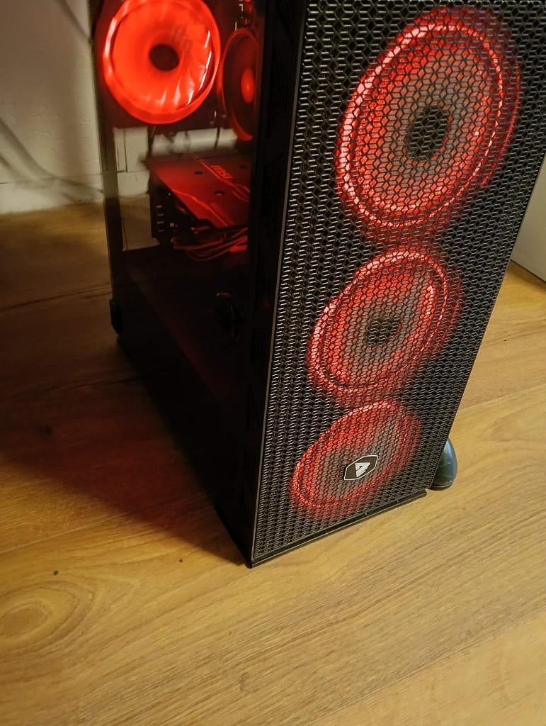 PC+ASUS TUF 24" Monitor | Ryzen 5 3600+RADEON  RX 6600 XT !!, Met monitor, Verzenden, AMD Ryzen 5, Zo goed als nieuw