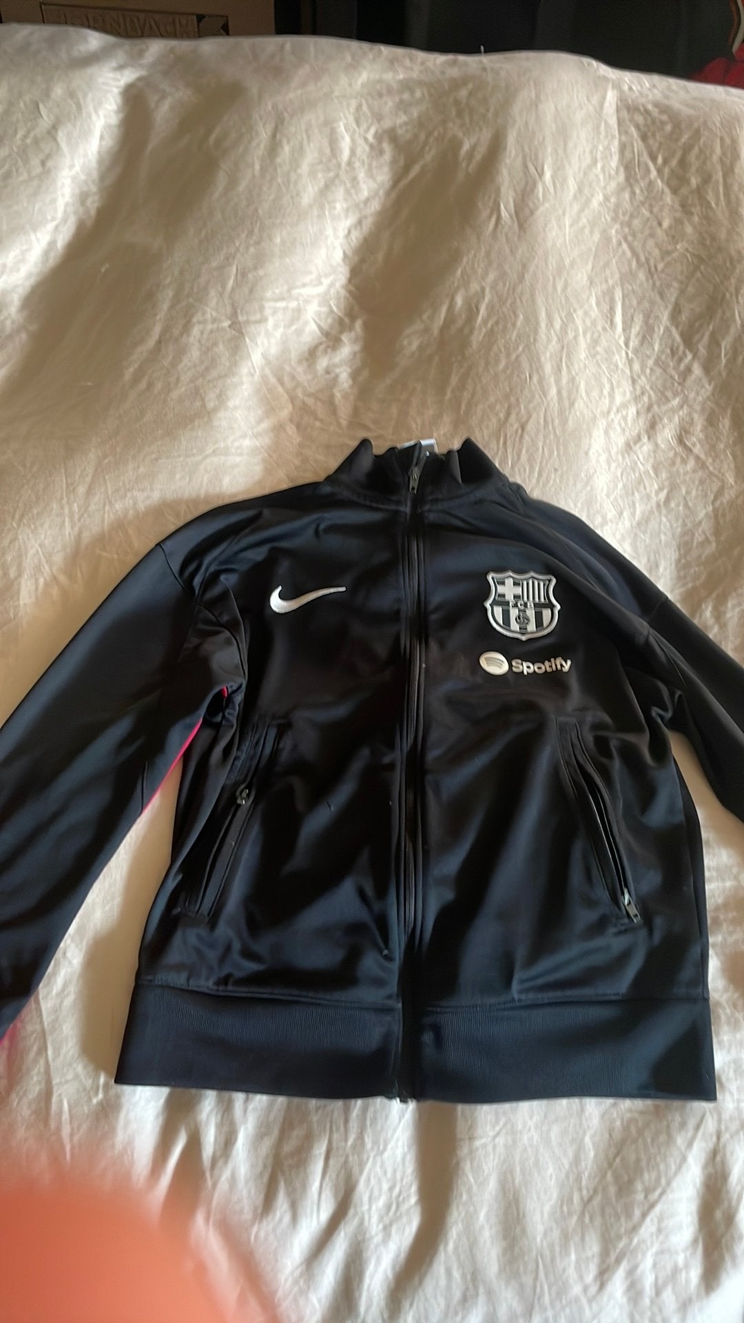 Barça vest maat 137-147cm, Verzenden, Zo goed als nieuw