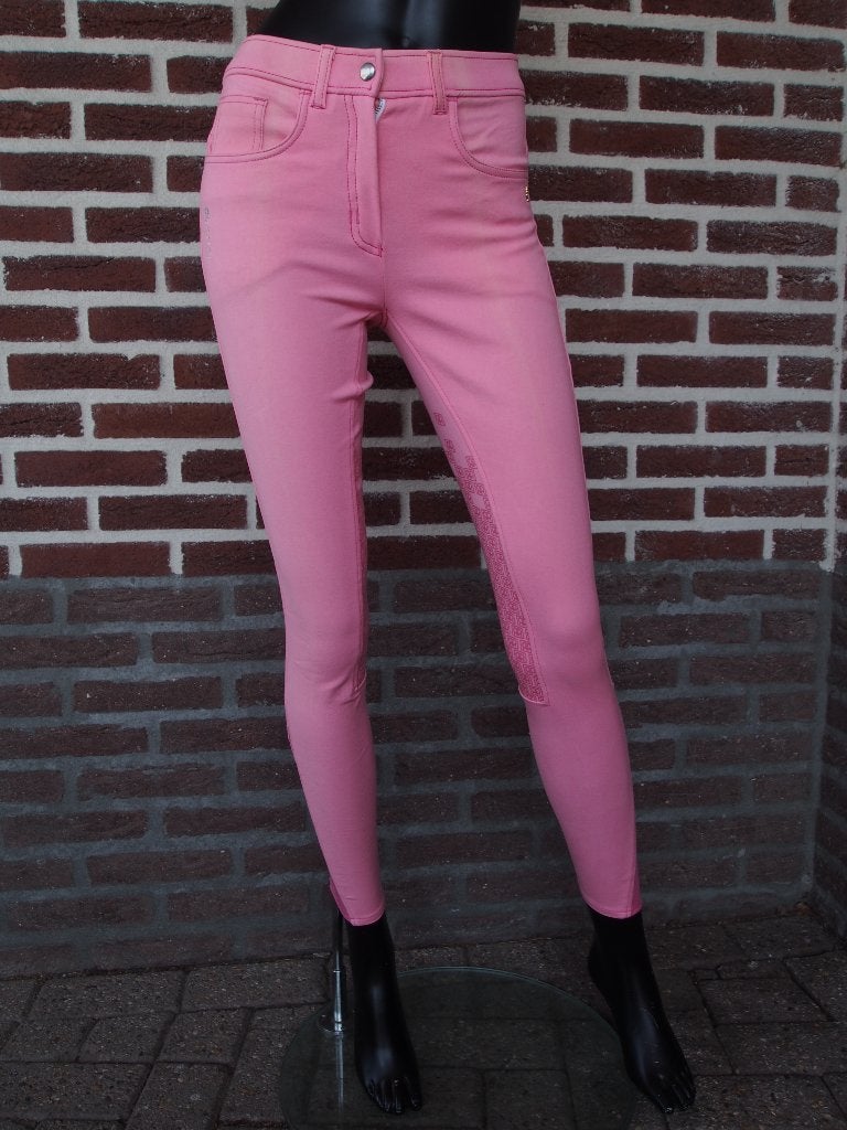 Montar Rebel Pink Pippi Jeans Maat 34, Dieren en Toebehoren, Paardrijkleding, Ritssluiting, Dressuur, XS, Nieuw