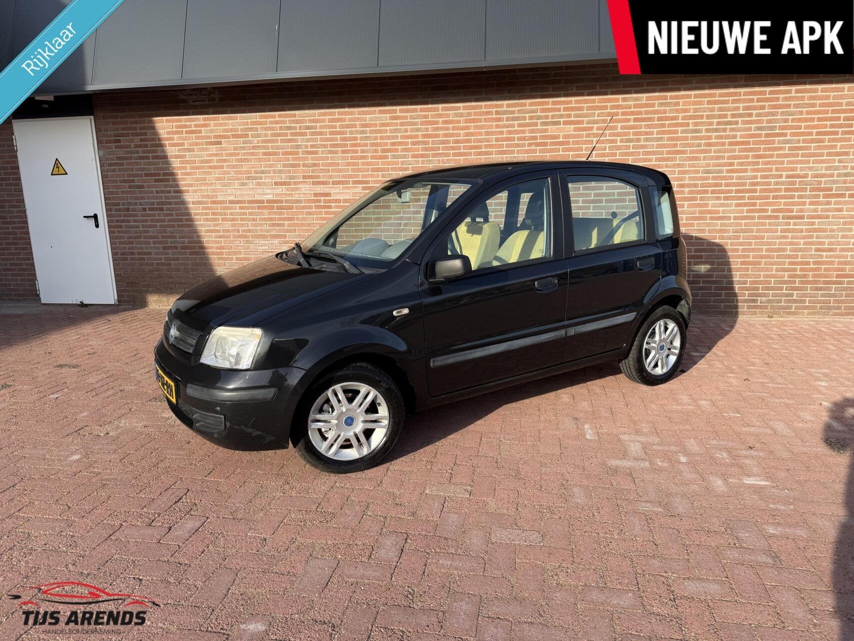 Fiat Panda 1.2 Dynamic|NWE APK|ELEK RAMEN|OH-BEURT|, Auto's, Voorwielaandrijving, Stof, Gebruikt, Zwart
