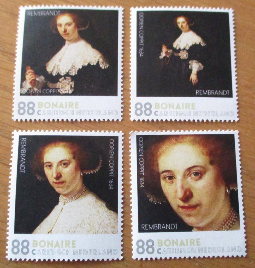 Rembrandt, kunstwerk Oopjen Coppit, Verzenden, Postfris, Overige thema's