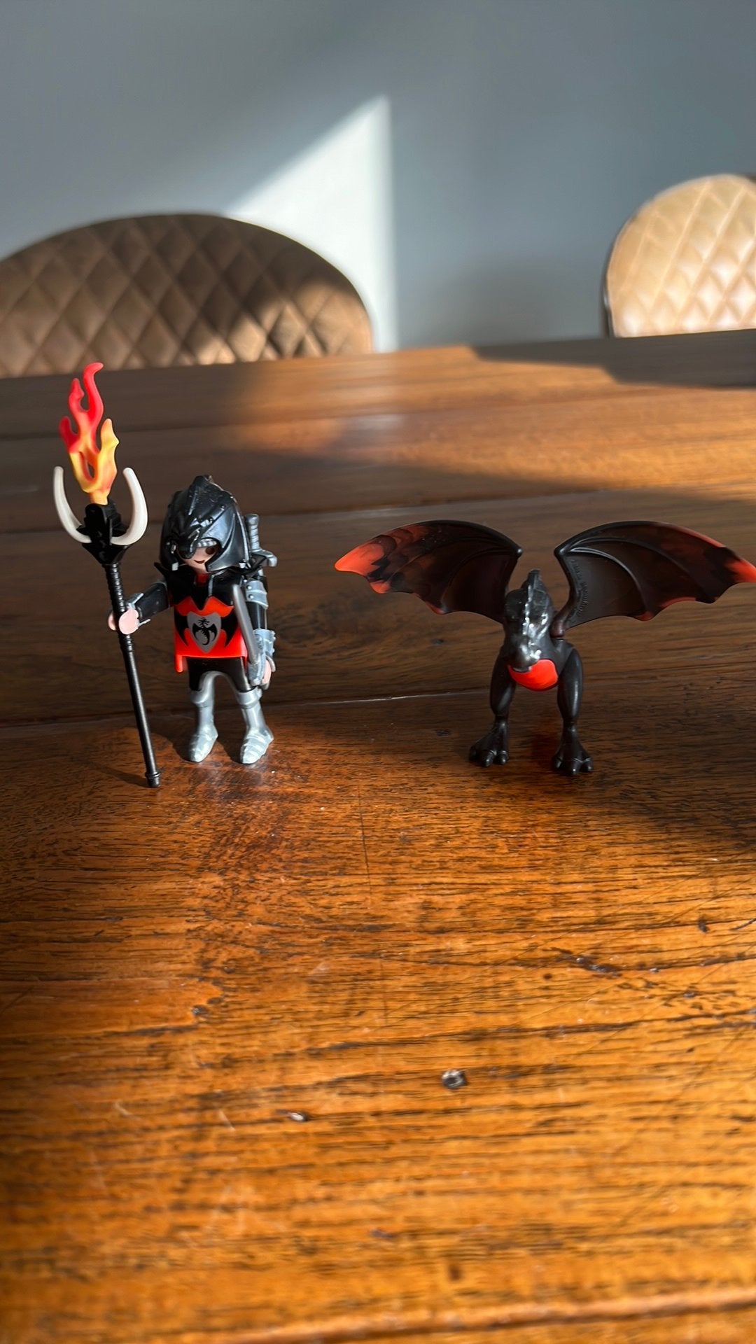 Ridder setje met draak. 4793