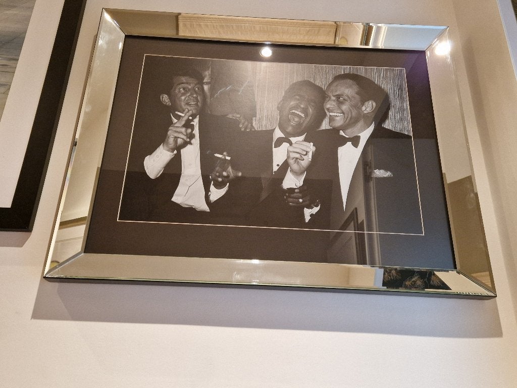 Prachtige Gicléé Print " The Rat Pack", Ophalen of Verzenden, Foto, Fotografie, Achter glas