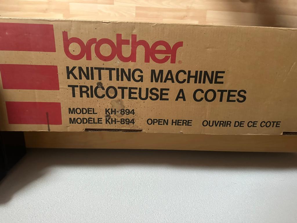 Brother Breimachine KH 894 - Complete Set, Ophalen of Verzenden, Zo goed als nieuw, Breien, Machine