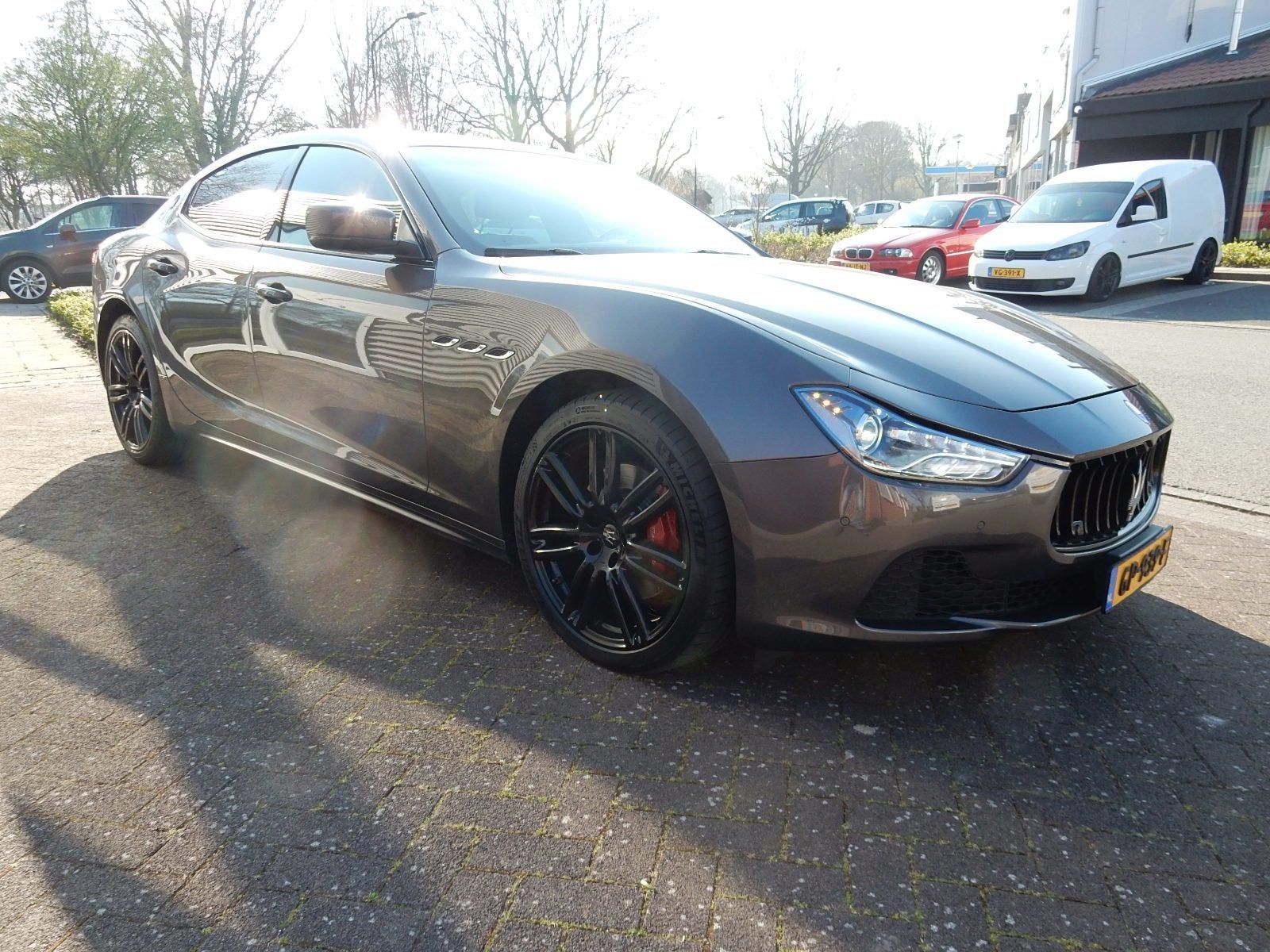 Maserati Ghibli 3.0 V6 D*LEDER*SCH DAK*XENON*20 INCH*, Auto's, Achterwielaandrijving, Gebruikt, Zwart, Bi-Xenon koplampen