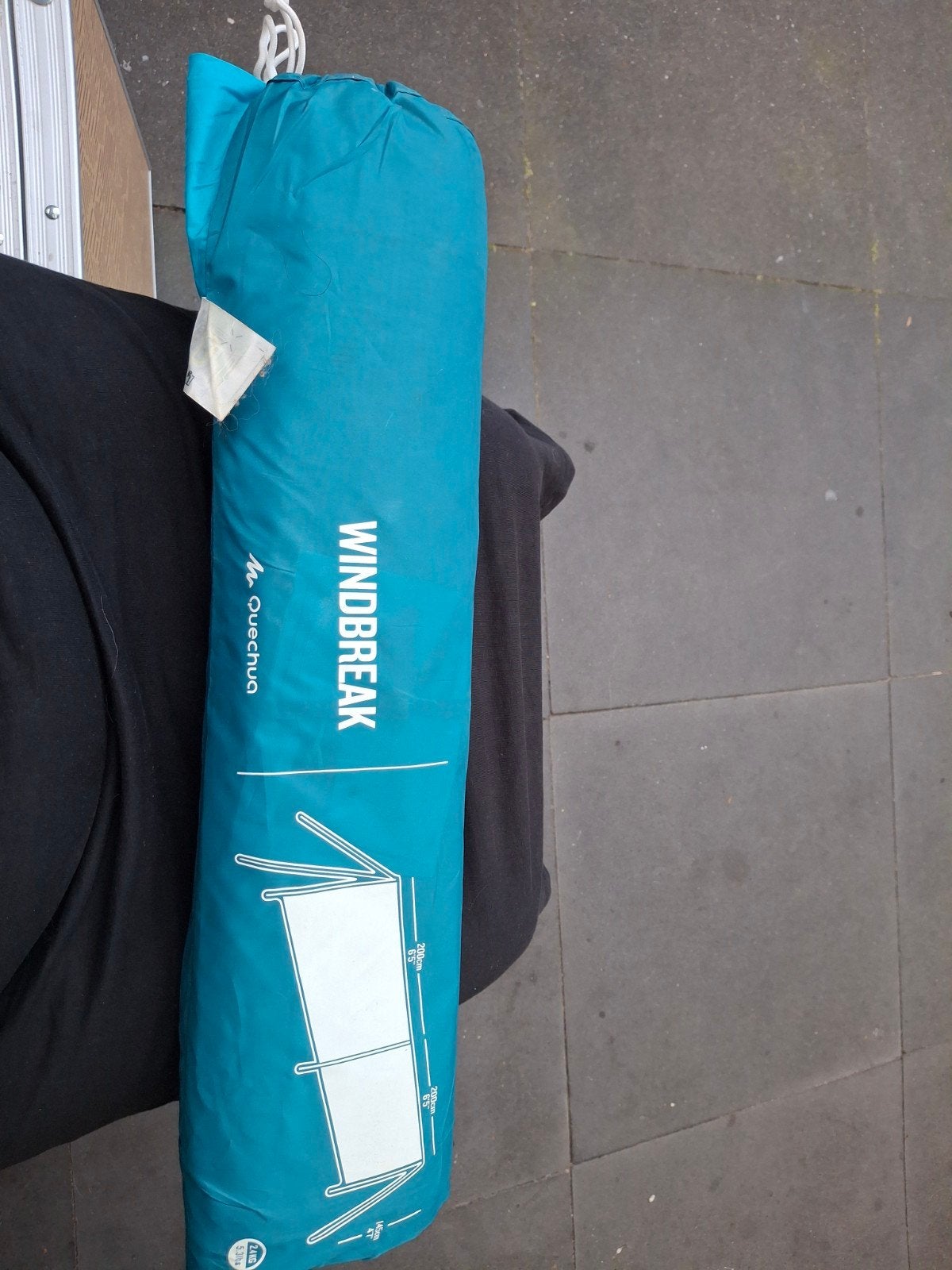 Windscherm 4meter. Hoogte 145cm, Ophalen, Zo goed als nieuw