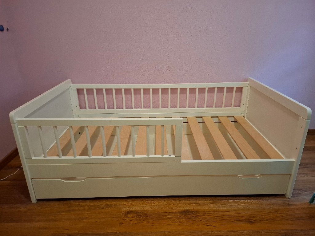 Petit Amelie peuterbed 140x70, Ophalen, Gebruikt, 70 tot 85 cm, 140 tot 160 cm