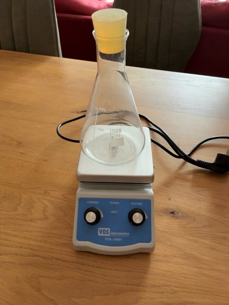 VOS VOS-50001 magneetroerder met verwarming + glaswerk, Verzenden, Gebruikt