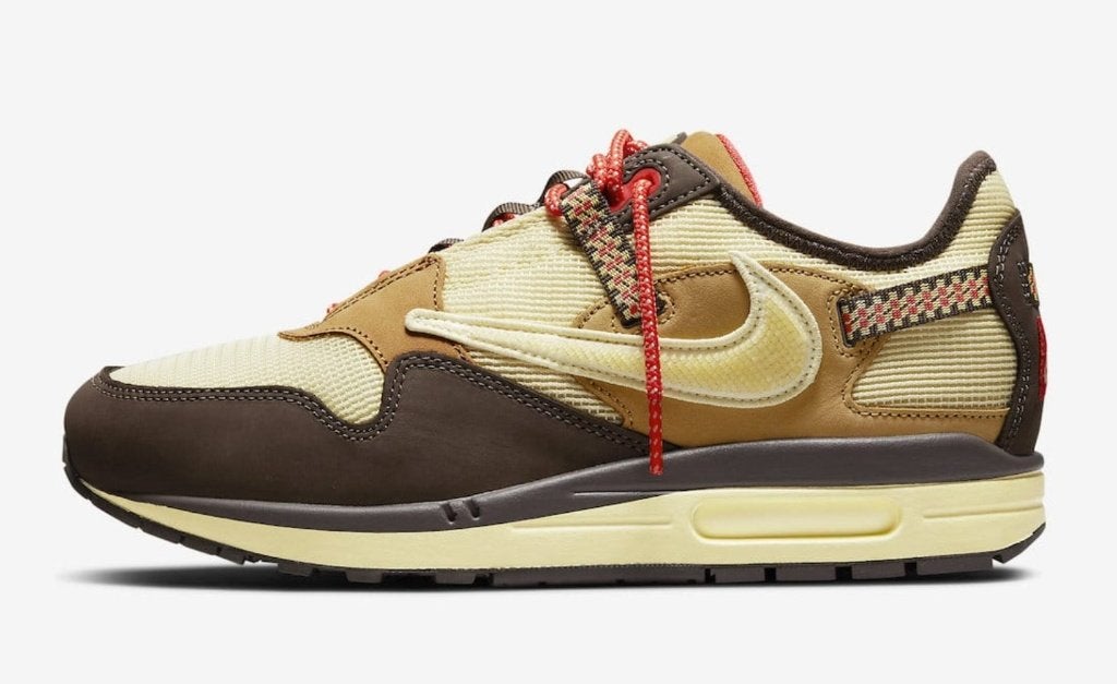 Air Max 1 x Travis Scott “Baroque Brown” | Maat 44 | DS+Bon, Bruin, Nike, Nieuw, Ophalen of Verzenden