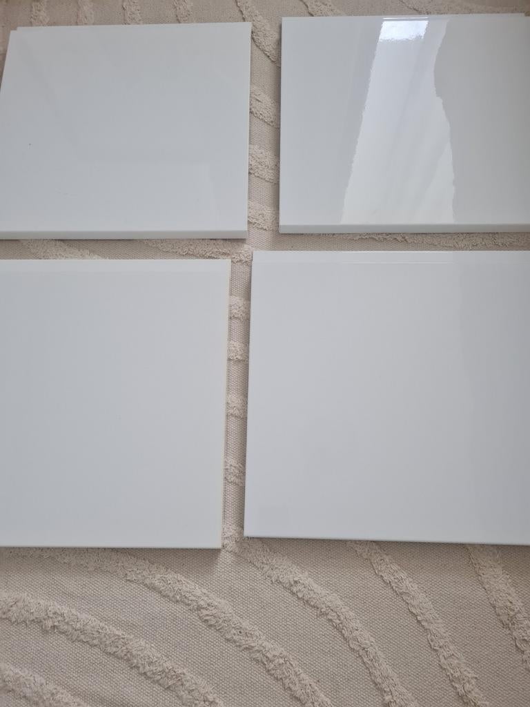 4x IKEA Voxtorp fronten hoogglans wit 40x40 cm, Huis en Inrichting, Minder dan 50 cm, Wit, Ophalen of Verzenden, Zo goed als nieuw