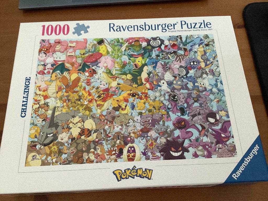 Ravensburger Challenge puzzel 1000 stukjes. Pokémon. nieuw, Ophalen of Verzenden, 500 t/m 1500 stukjes, Nieuw, Legpuzzel