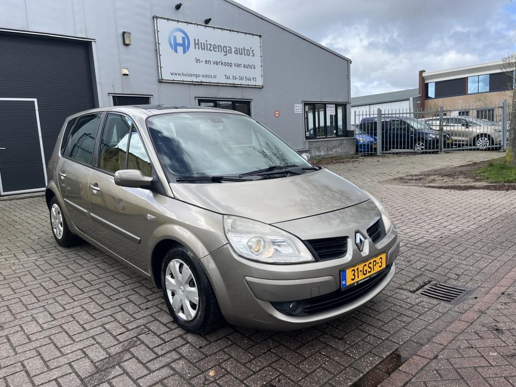 Renault Scénic 1.6-16V | AUTOMAAT |PANO |NW APK (bj 2008), Auto's, 1345 kg, Gebruikt, 4 cilinders, Beige