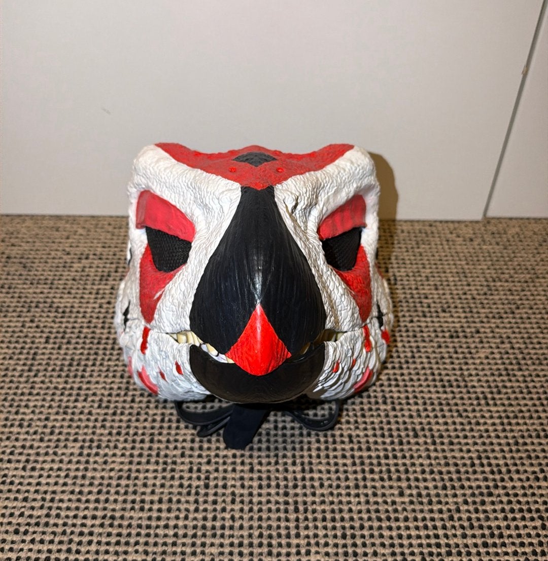 Fursuit dino mask, Fantasie, Handgemaakt, Nieuw, Meerkleurig