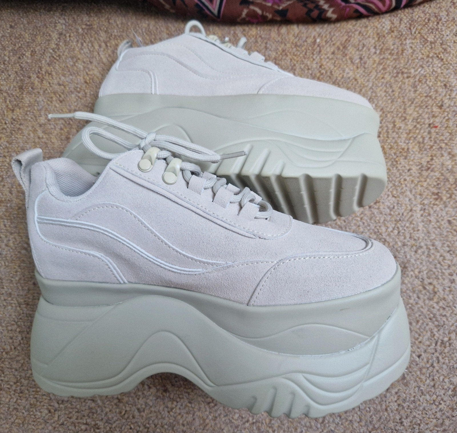 ASOS DESIGN Devoid Chunky Platform plateau sneakers 38, Kleding | Dames, Wit, Nieuw, Ophalen of Verzenden, Sneakers of Gympen