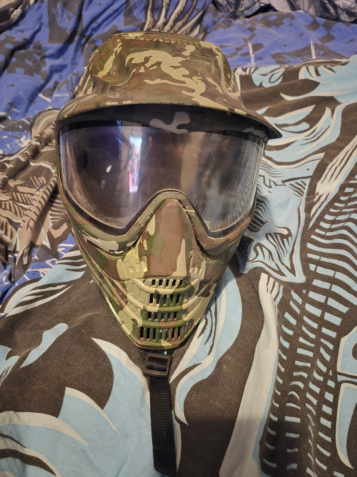 JT Flex-8 Full cover thermal Camo paintball masker, Ophalen of Verzenden, Zo goed als nieuw