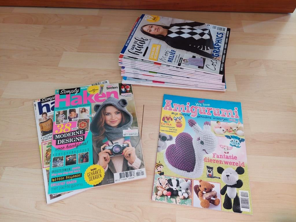 16 haaktijdschriften, Boeken, Ophalen of Verzenden, Zo goed als nieuw, Damesbladen