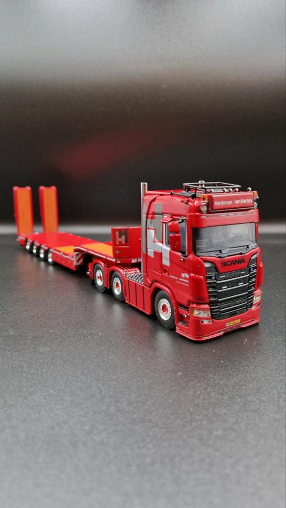 Wsi | Hardeman - Scania, Hobby en Vrije tijd, Modelauto's | 1:50, Zo goed als nieuw, Bus of Vrachtwagen, Wsi, Ophalen of Verzenden