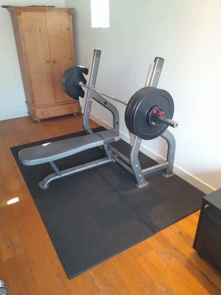 Drukbankje Halterbank Bankdrukbank Drukbank merk Olympia, Ophalen, Zo goed als nieuw, Benen, Fitnessbank