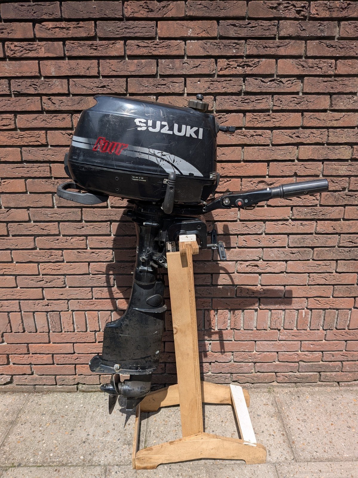 Suzuki 5pk, Watersport en Boten, Ophalen, 5 tot 10 pk, Viertaktmotor, Zo goed als nieuw