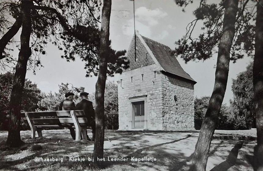 Schaesberg- Leender Kapelletje, Verzenden, 1940 tot 1960, Gelopen, Limburg