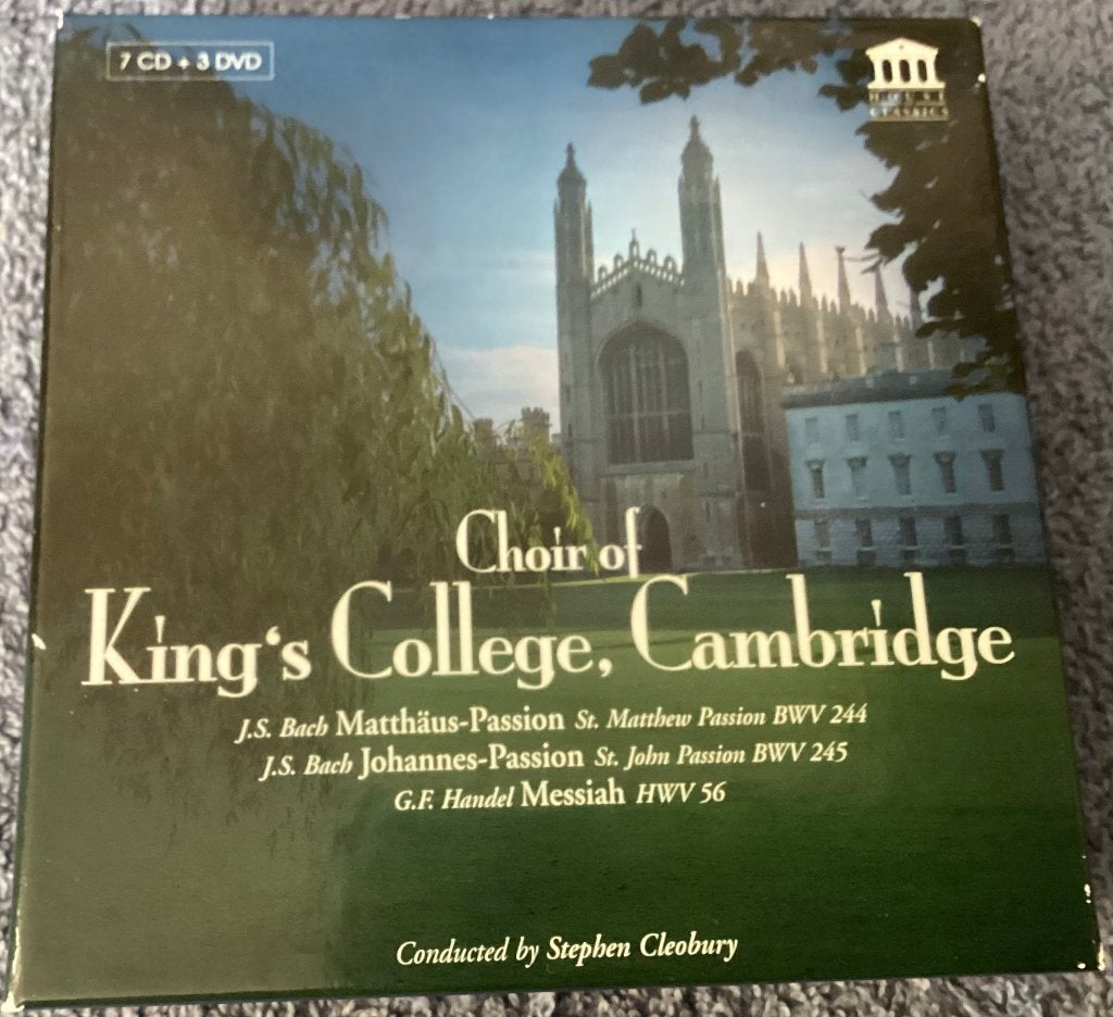 Bach Matthäus Passion Choir of King's college 7CD + 3 DVD, Gebruikt, Boxset, Ophalen of Verzenden, Barok