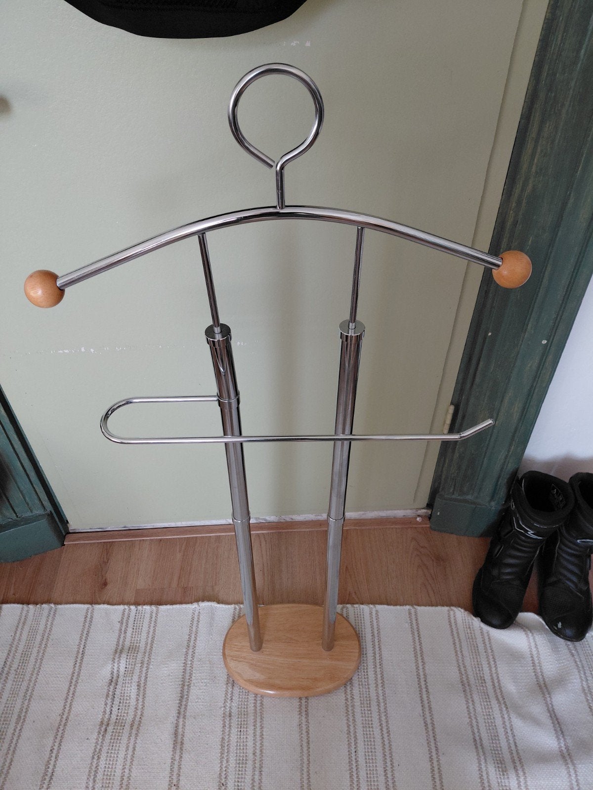 dressboy kledingstandaard - Metaal en Hout, Huis en Inrichting, Ophalen, 100 tot 150 cm, Zo goed als nieuw, Metaal