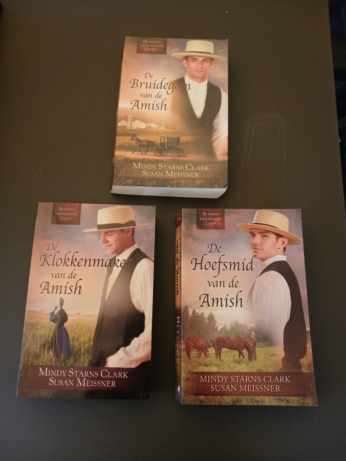 De Mannen van Lancaster County - 3 boeken, Ophalen of Verzenden, Gelezen, Mindy Starns Clark, Susan Meissner, Nederland