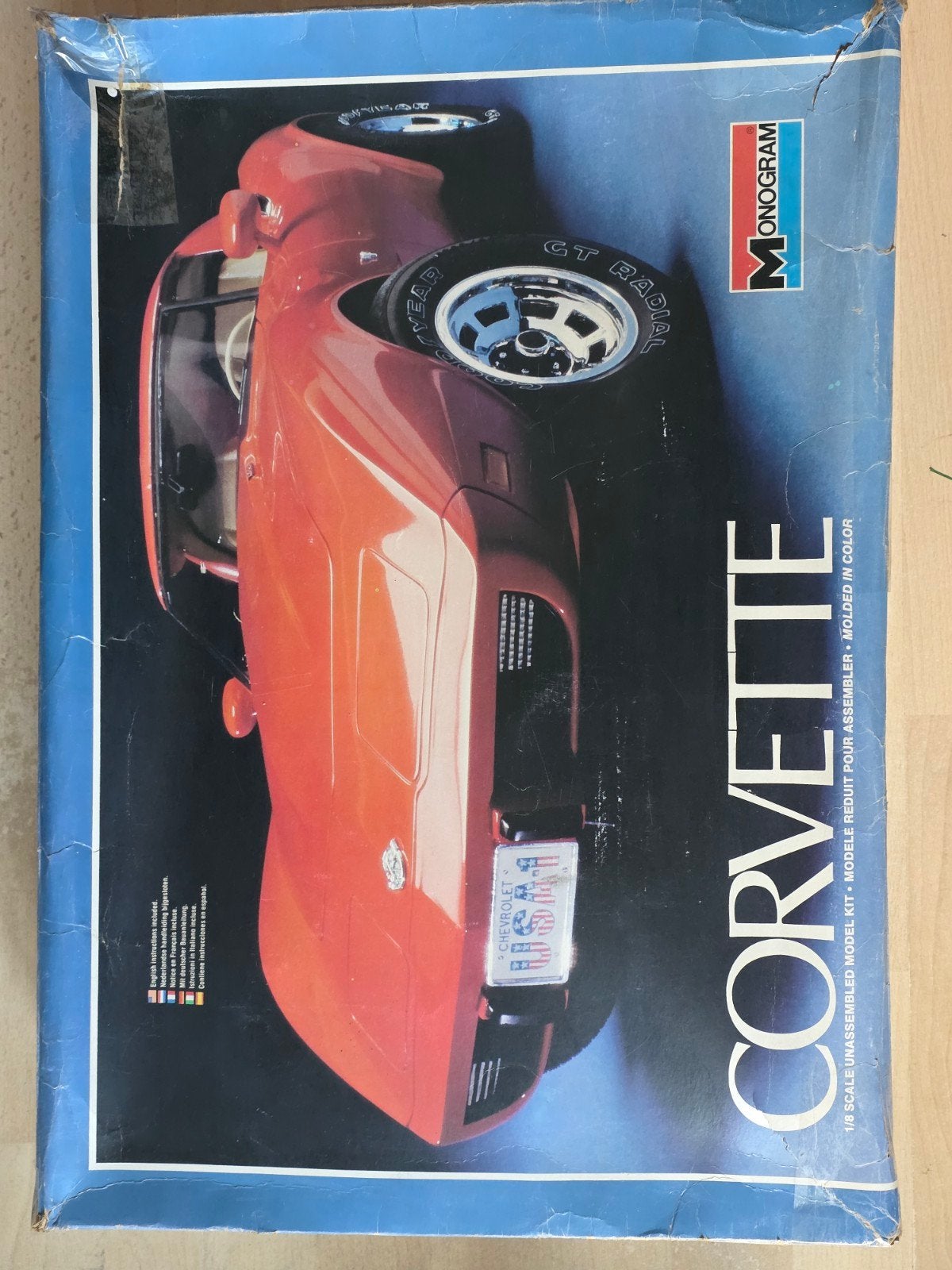 CHEVROLET CORVETTE Scale 1/8 ongeveer 60 cm groot Monogram ., Ophalen of Verzenden, Groter dan 1:32, Auto, Overige merken