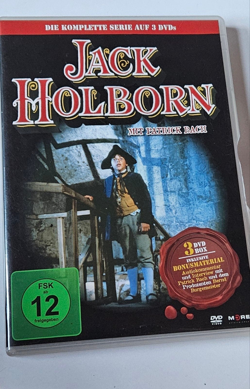 Jack Holborn - De complete serie op 3 DVD's, NNO, Vanaf 12 jaar, Ophalen of Verzenden, Zo goed als nieuw