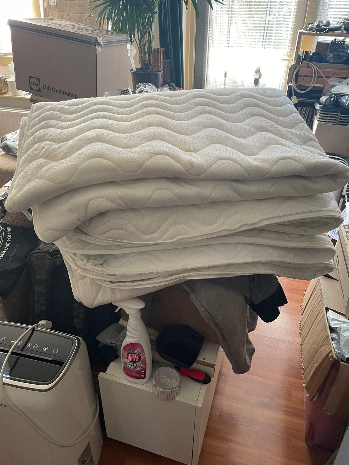 Dunlopillo matrashoes 140x200 met rits, anti-huisstofmijt, Huis en Inrichting, Slaapkamer | Beddengoed, Wasbaar, Matrasbeschermer
