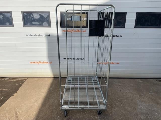 3 heks Gaascontainer Rolcontainer 120x80  Manutan / Overtoom, Ophalen, Transportkar, 100 liter of meer, Zo goed als nieuw