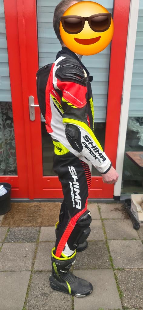 Motorpak met schoenen, Motoren, Kleding | Motorkleding, Ophalen, Tweedehands, Heren, Combipak
