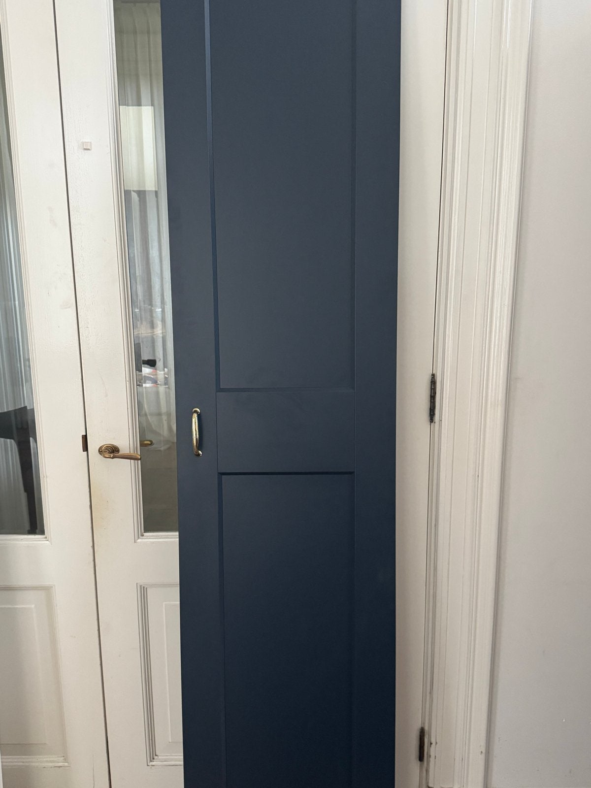 Ikea Pax kastdeur blauw met handgreep 2.29 m c 0,50 m, Ophalen, Overige materialen, Minder dan 50 cm, Gebruikt