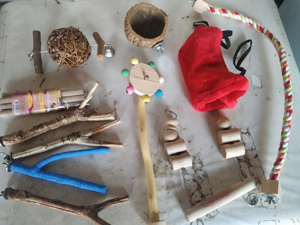 Spullen voor vogelkooi, Dieren en Toebehoren, Vogels | Toebehoren, Ophalen, Kooi-accessoires