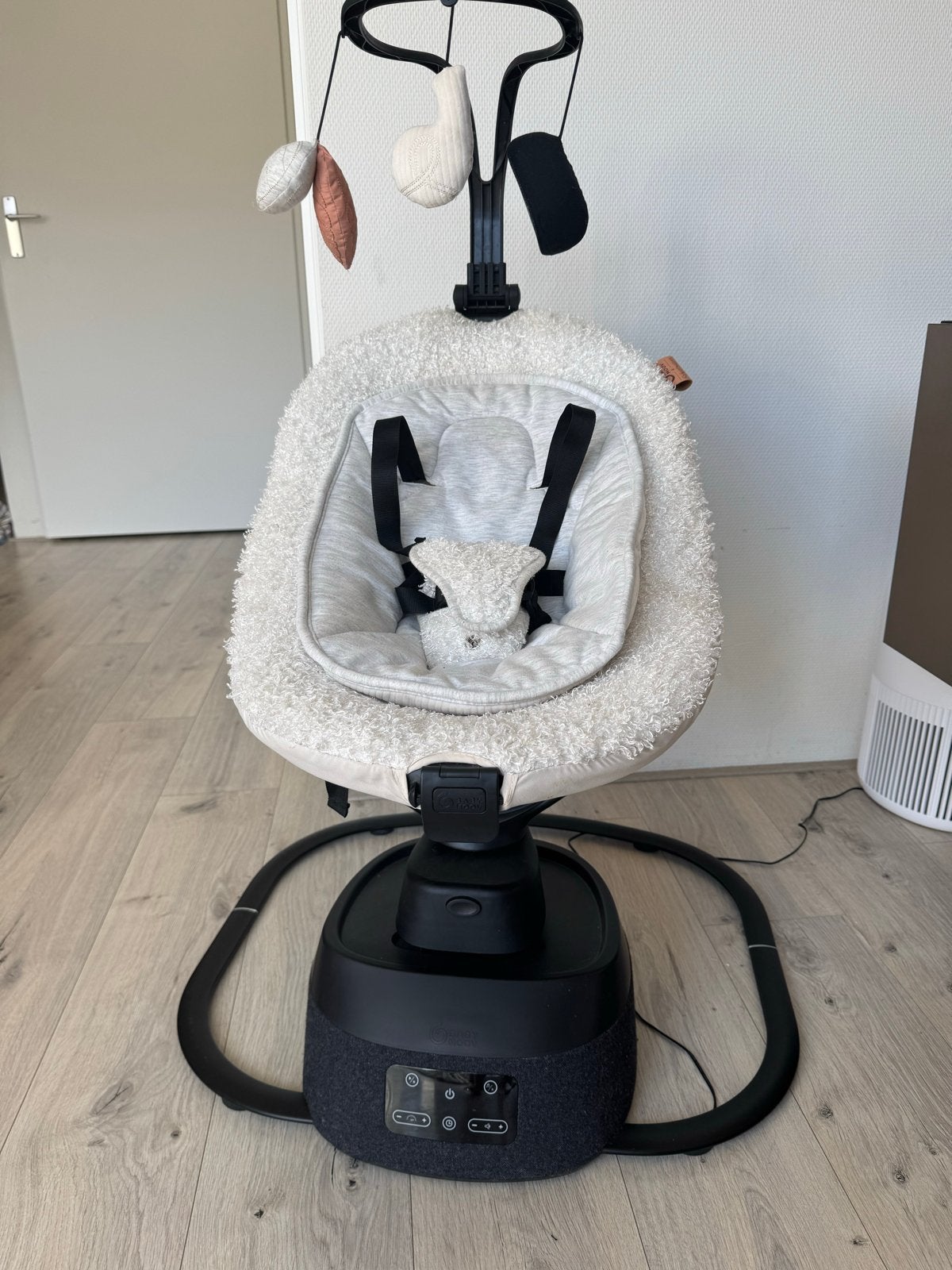 Babymoov Swoon Motion schommelstoel met afstandsbediening, Ophalen, Zo goed als nieuw, Overige typen, Met geluid